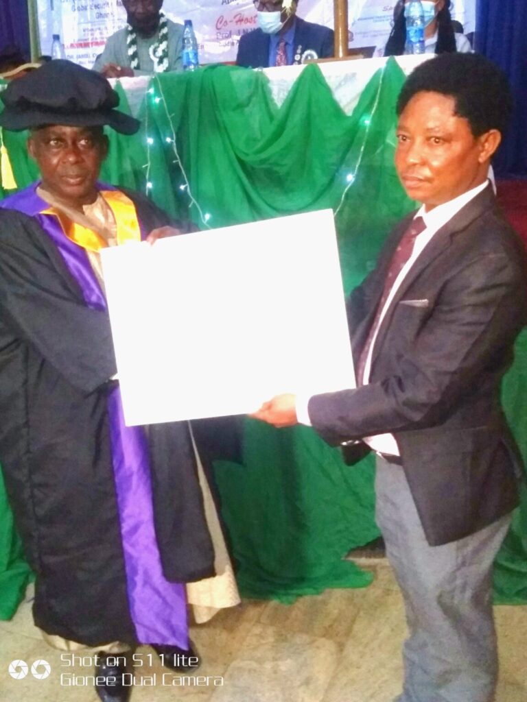 CG, Vigilante Group of Nigeria bags American Varsity honorary doctorate degree