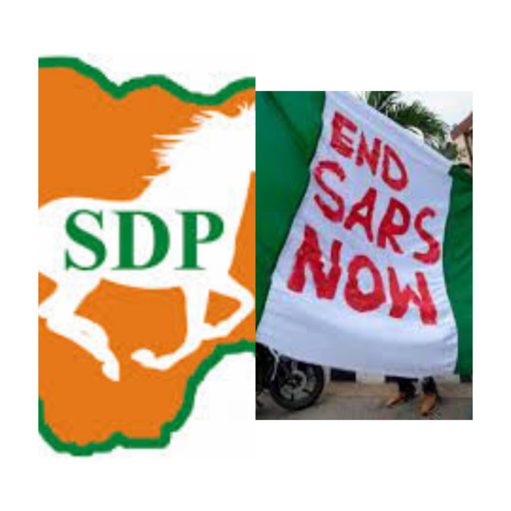 2023: #ENDSARS Group Merges with SDP, says APC failed Nigerians