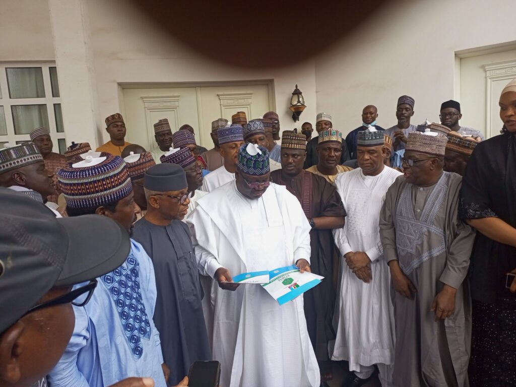 Lawan joins presidential race, picks APC 100m nomination forms