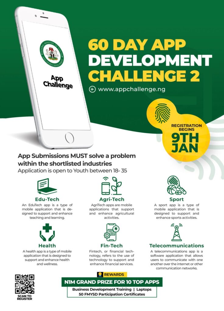 Youth and Sports Ministry partner BOI to Launch 60-Day App Development Challenge