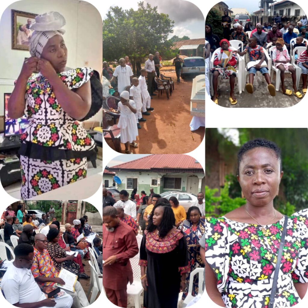 NUJ FCT Chairman buries beloved wife amid tears, wailing