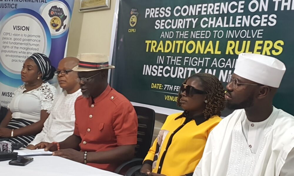 Group urges FG to empower traditional rulers in fight against insecurity
