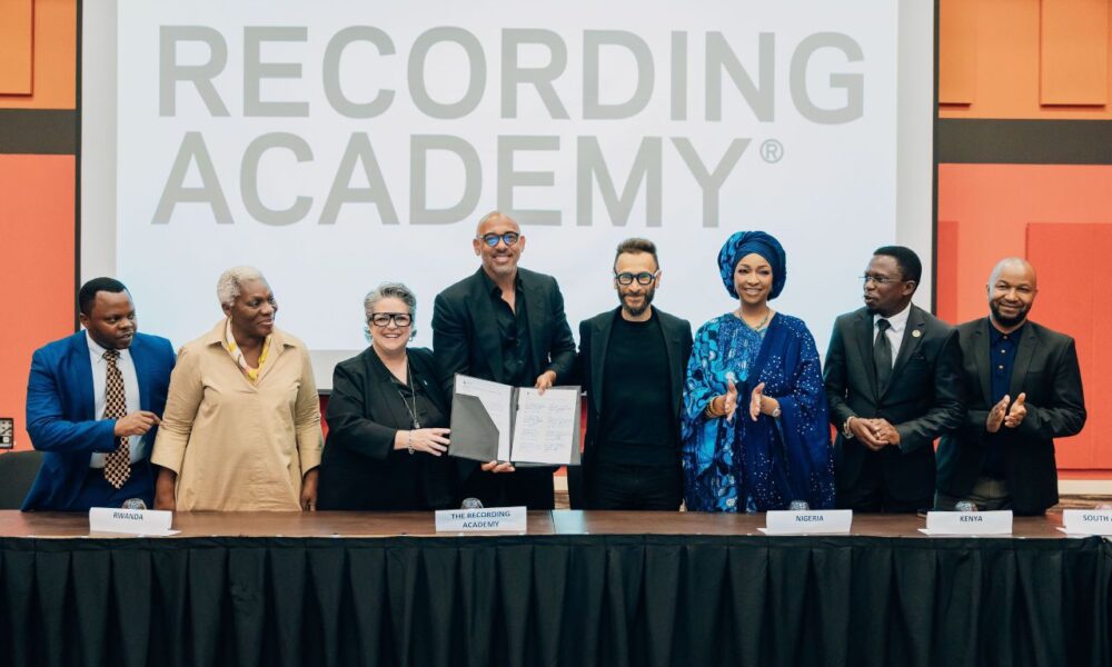 Recording Academy collaborates with Nigeria, others, to empower African Music Creators