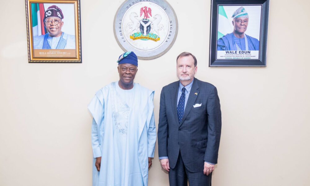 Finance minister plays host to US Ambassador, explores economic collaboration