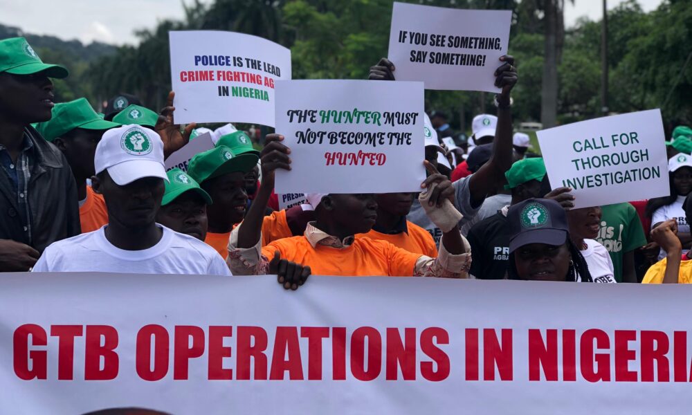 Protests Erupt in Abuja Demanding Investigation into Guaranty Trust Bank