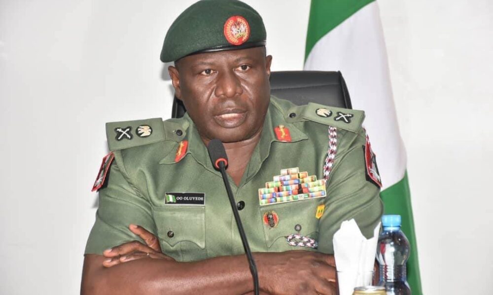 President Tinubu names Major General Olufemi Oluyede as Acting Chief of Army Staff