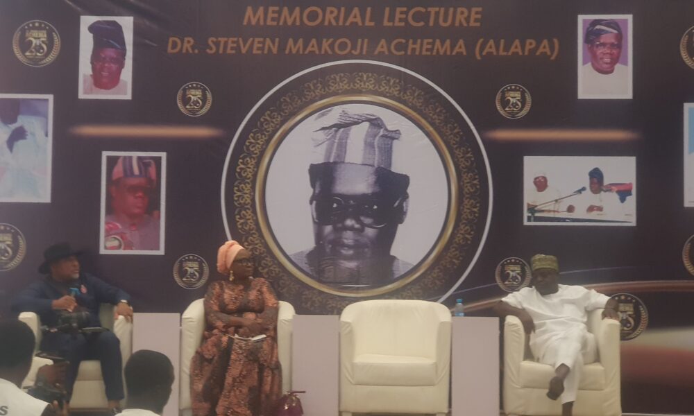 Jerry Gana calls for value-based leadership at Dr. Steven Achema’s 25th Memorial Anniversary