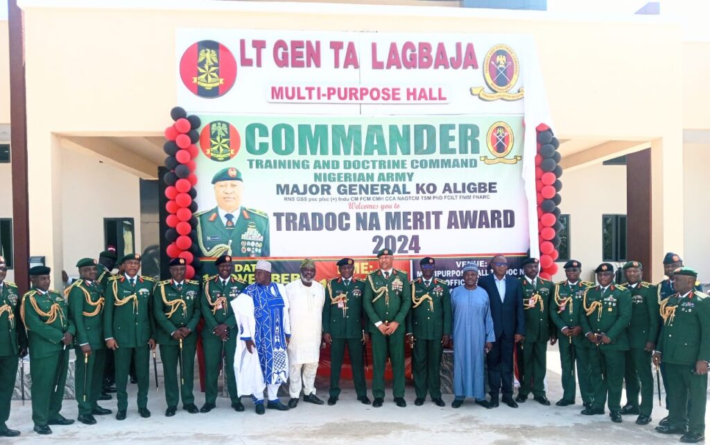 Minna Military Cantonment Celebrates 36 Officers with TRADOC Merit Awards for 2024