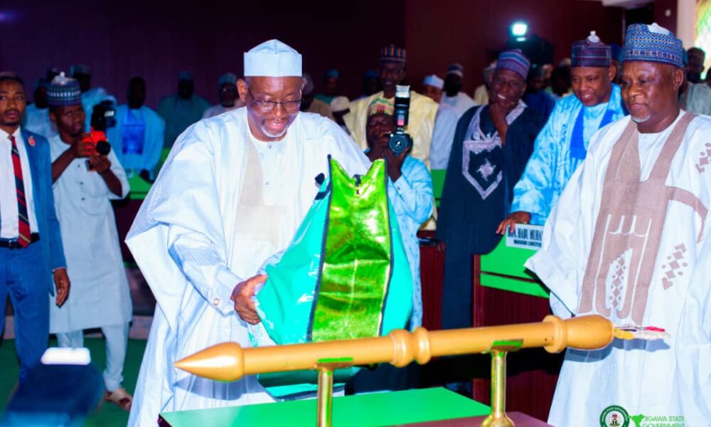 Governor Namadi Presents N698.3b 2025 Appropriation Bill to Jigawa State Assembly