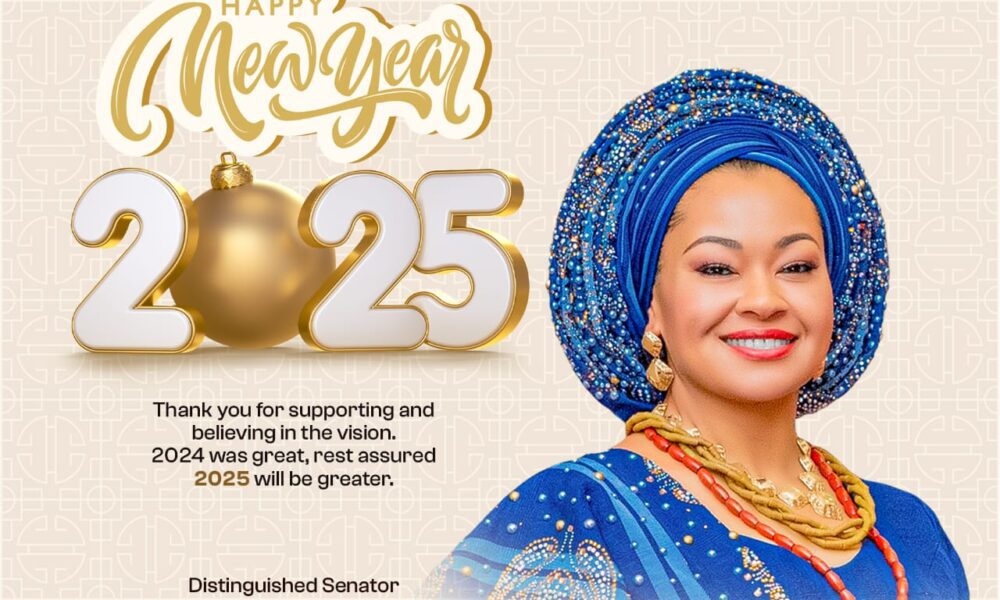 Senator Natasha Calls for Unity, Innovation to Shape Nigeria’s Future in 2025