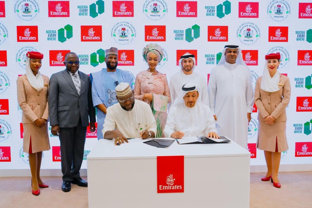 Nigeria Signs Strategic Tourism MoU with Emirates at Arabian Travel Market 2025
