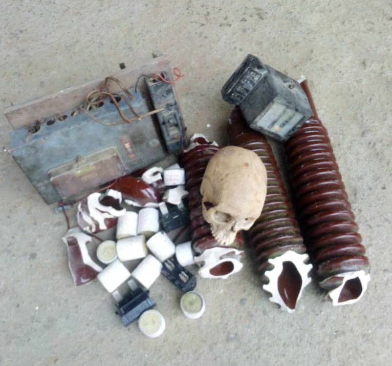 Suspected Cultist Caught in Akwa Ibom with Skull, Power Equipment