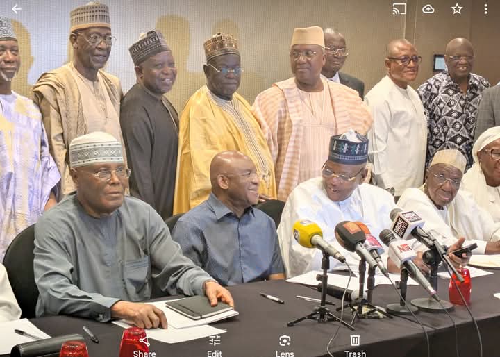 2027: Atiku, Mark, PDP Heavyweights Mobilize for Opposition Coalition to Defeat Tinubu