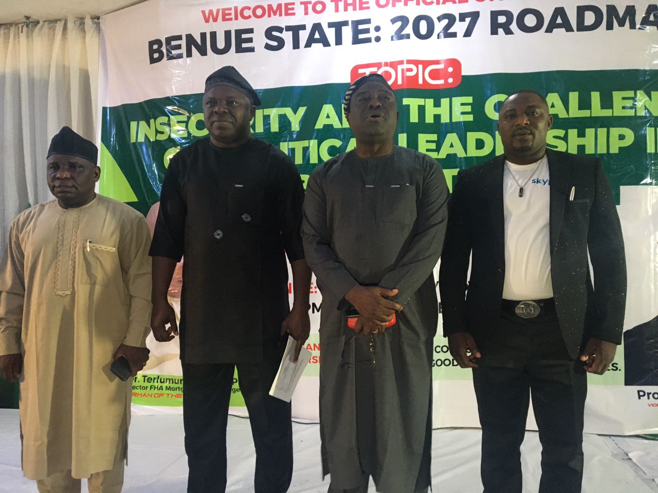 Simon Ater Rallies Youth, Industry Leaders at Benue 2027 Roadmap Launch