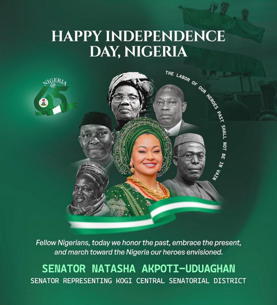 Nigeria @65: Natasha Rallies Citizens for National Renewal