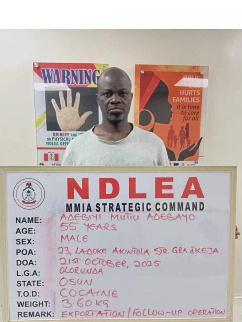 NDLEA Uncovers UK-Bound Cocaine in Cream Jars, Meth in Coffee Pack