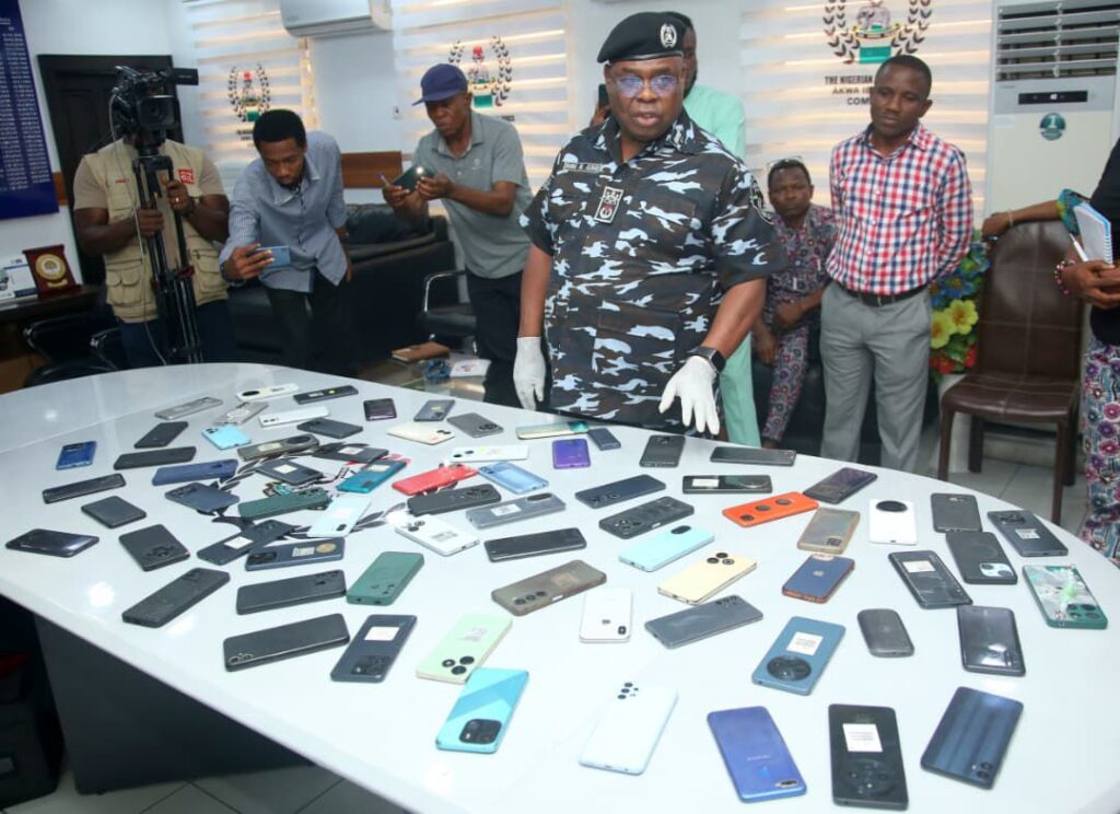 Police Bust Tricycle Robbery Gang, Recover 72 Stolen Phones in Akwa Ibom