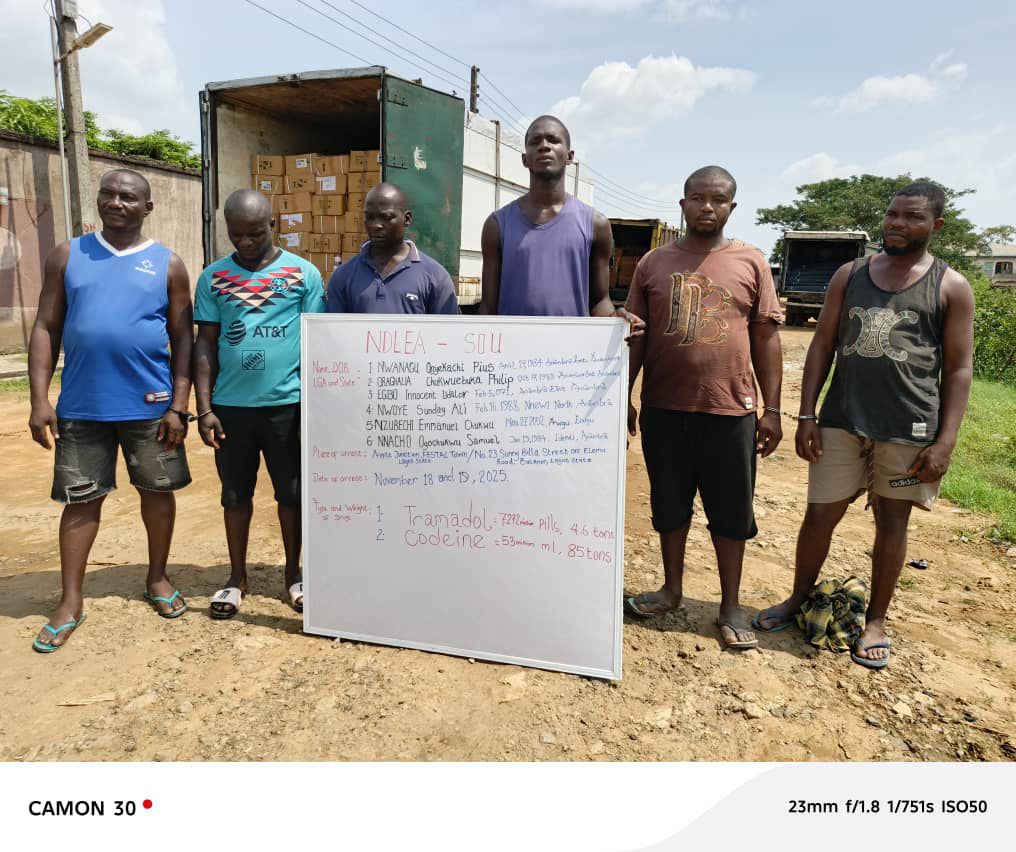 NDLEA Dismantles Lagos Drug Empire, Recovers N6.7bn Illicit Drugs