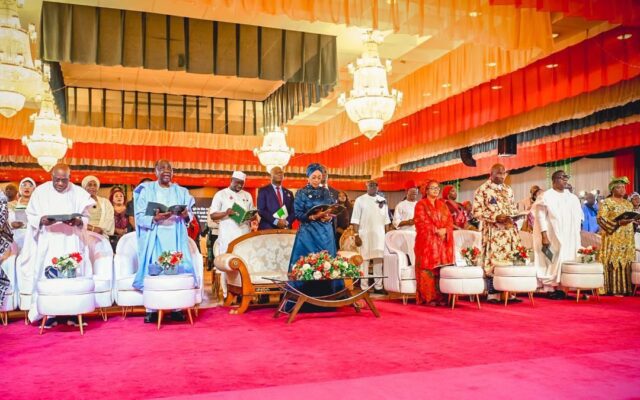 Obasanjo Attends Aso Rock Christmas Service, Marking First Appearance Under Tinubu