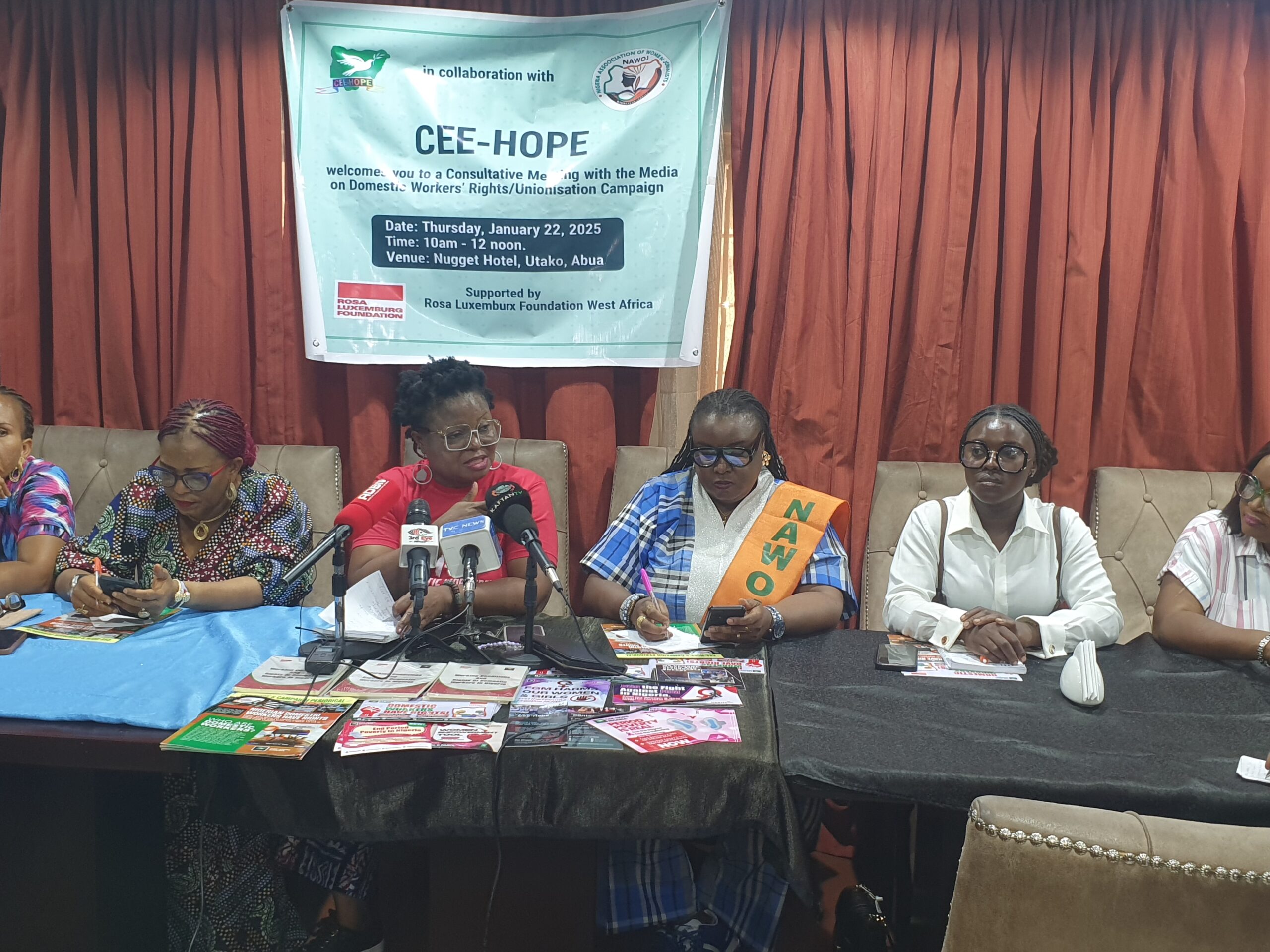 CEE-HOPE, NAWOJ Optimistic Informal Sector Bill Will Transform Domestic Work