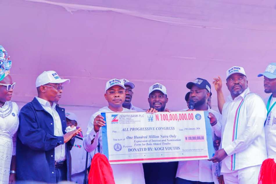 Kogi APC Youths Donate ₦100m, Endorse Tinubu, Ododo for Second Term