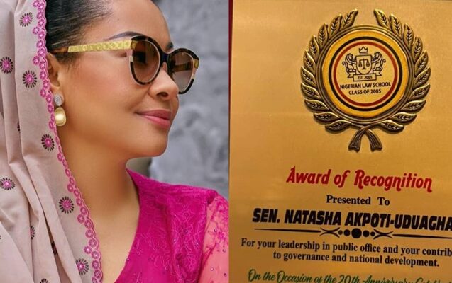 Nigerian Law School Class of 2005 Honours Natasha for leadership