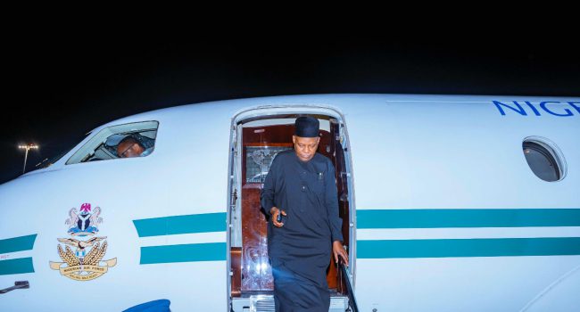 Shettima Returns to Abuja, Declares Nigeria’s Re-emergence on the Global Economic Stage
