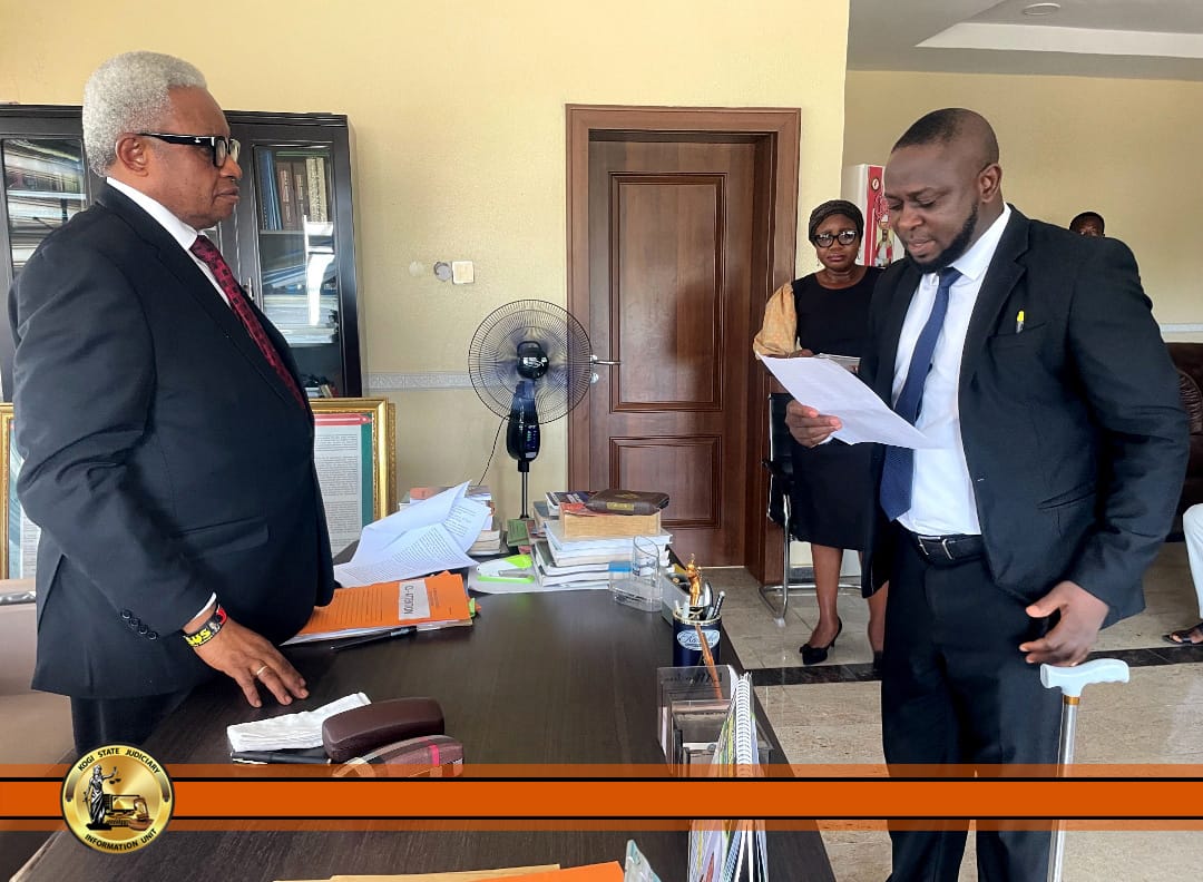 Kogi Judiciary Gets New Notary Public as CJ Charges on Integrity