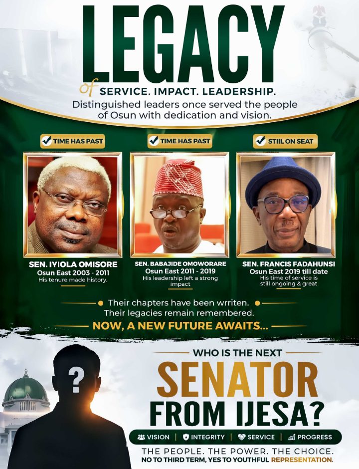 Ijesa demands youth Senate shift, rejects third-term agenda in Osun