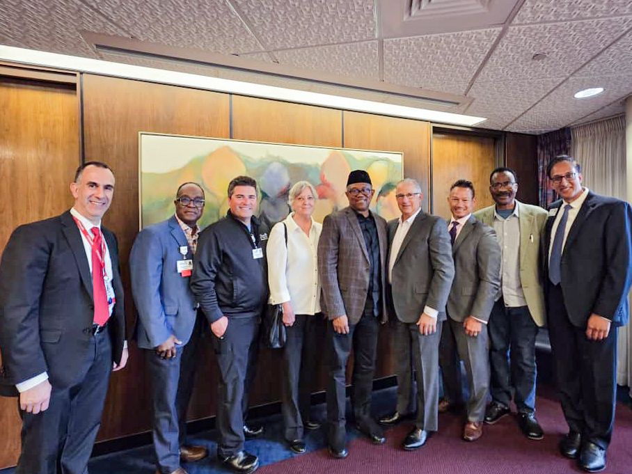 Obi Meets U.S. Experts, Pushes Vision for Better Healthcare