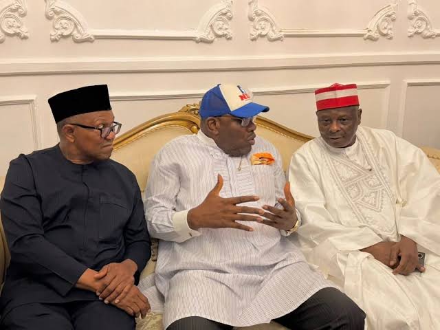 Obi, Dickson, Kwankwaso intensify talks ahead of NDC 2027 campaign council