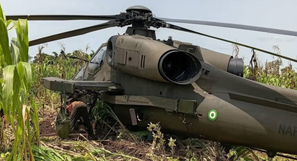 NAF Helicopter Makes Emergency Landing In Benue After Anti-Kidnap Mission